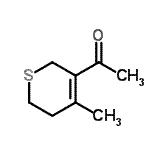 CAS 登录号：98558-19-1， 1-(4-甲基-5,6-二氢-2H-噻喃-3-基)乙酮