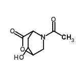 CAS 登录号：98593-76-1， 5-乙酰基-7-羟基-2-氧杂-5-氮杂双环[2.2.2]辛烷-3-酮