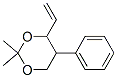 CAS 登录号：98608-23-2， 4-乙烯基-2,2-二甲基-5-苯基-1,3-二恶烷