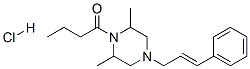 CAS 登录号：98608-60-7， 1-(4-肉桂基-2,6-二甲基-哌嗪-1-基)丁烷-1-酮盐酸盐