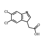 CAS 登录号：98640-00-7， (5,6-二氯-3H-吲哚-3-基)乙酸