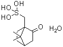 结构式 CAS# 98673-87-1, 7,7-二甲基-1-[(三羟基-lambda<sup>4</sup>-硫基)甲基]双环[2.2.1]庚烷-2-酮水合物(1:1)