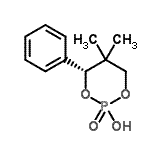 CAS 登录号：98674-80-7， (4R)-5,5-二甲基-4-苯基-1,3,2-二氧磷杂环己烷-2-醇2-氧化物