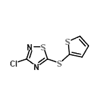 CAS 登录号：98816-24-1， 3-氯-5-(2-噻吩基烯基硫基)-1,2,4-噻二唑