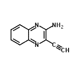 CAS 登录号：98827-59-9， 3-乙炔基-2-喹喔啉胺