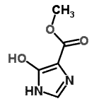 CAS 登录号：98876-02-9， 甲基4-羟基-1H-咪唑-5-羧酸酯