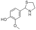 CAS 登录号：98896-96-9， 2-(4-羟基-3-甲氧基苯基)噻唑烷