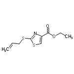 CAS 登录号：98996-15-7， 乙基2-(烯丙基硫基)-1,3-噻唑-4-羧酸酯
