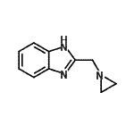 CAS 登录号：99055-68-2， 2-(1-氮丙啶基甲基)-1H-苯并咪唑