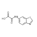 CAS 登录号：99066-78-1， (1,3-苯并噻唑-6-基氨基)(氧代)乙酸