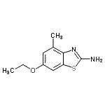 CAS 登录号：99161-66-7， 6-乙氧基-4-甲基-1,3-苯并噻唑-2-胺