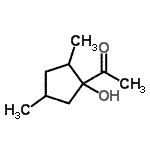 CAS 登录号：99182-92-0， 1-(1-羟基-2,4-二甲基环戊基)乙酮