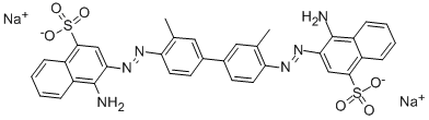 结构式 CAS# 992-59-6, 苯紫红素 4B