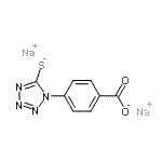 CAS 登录号：99229-76-2， 二钠, 4-(5-硫代四唑-1-基)苯甲酸酯