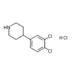 CAS 登录号：99329-54-1， 4-(3,4-二氯苯基)哌啶盐酸盐(1:1)