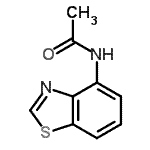 CAS 登录号：99512-74-0， N-(1,3-苯并噻唑-4-基)乙酰胺
