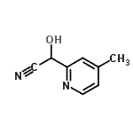 CAS 登录号：99584-03-9， 羟基(4-甲基-2-吡啶基)乙腈