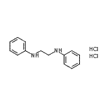 结构式 CAS# 99590-70-2, N,N'-二苯基-1,2-乙二胺二盐酸盐
