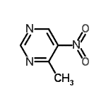 CAS 登录号：99593-51-8， 4-甲基-5-硝基嘧啶