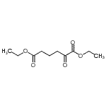 结构式 CAS# 99683-30-4, 二乙基2-氧代己二酸酯