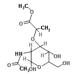 CAS 登录号：99689-20-0， 2-乙酰氨基-2-脱氧-3-O-(1-甲氧基-1-氧代-2-丙基)吡喃己糖