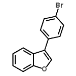 CAS 登录号：99763-23-2， 3-(4-溴苯基)-1-苯并呋喃