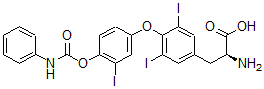 CAS 登录号:99780-73-1, 氨基甲酰化三碘甲状腺素