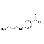CAS 登录号：99854-85-0， 4-[(1E)-1-丁烯-1-基氨基]苯甲酸