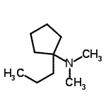 CAS 登录号：99863-06-6， N,N-二甲基-1-丙基环戊烷胺