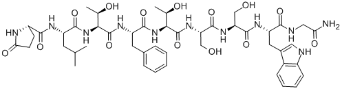 CAS#: 99886-31-4， Pyr-Leu-Thr-Phe-Thr-Ser-Ser-Trp-Gly-NH2