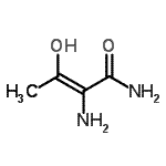 CAS 登录号：99939-19-2， (2E)-2-氨基-3-羟基-2-丁烯酰胺