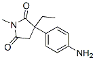 CAS 登录号：99948-56-8， N-甲基-3-(4'-氨基苯基)-3-乙基吡咯烷-2,5-二酮