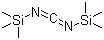 二(三甲基硅基)碳酰二亚胺分子结构 (CAS 1000-70-0)