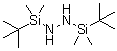 1,2-双(叔丁基二甲基硅烷基)肼分子结构 (CAS 10000-20-1)