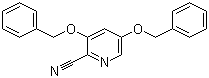 3,5-二苄氧基-2-氰基吡啶分子结构 (CAS 1000025-92-2)
