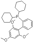 二环己基(2',4',6'-三甲氧基[1,1'-联苯]-2-基)膦分子结构 (CAS 1000171-05-0)