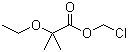 2-Ethoxy-2-methylpropanoic acid chloromethyl ester molecular structure (CAS 1000296-74-1)