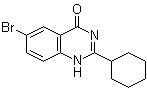 6-Bromo-2-cyclohexyl-4(1H)-quinazolinone molecular structure (CAS 1000339-29-6)