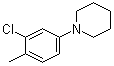 1-(3-Chloro-4-methylphenyl)piperidine molecular structure (CAS 1000339-31-0)