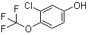 3-Chloro-4-(trifluoromethoxy)phenol molecular structure (CAS 1000339-94-5)