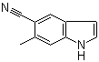 5-Cyano-6-methylindole molecular structure (CAS 1000343-22-5)