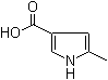 5-甲基-1H-吡咯-3-羧酸分子结构 (CAS 100047-52-7)