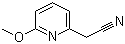 6-甲氧基吡啶-2-乙腈分子结构 (CAS 1000512-48-0)