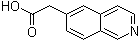 6-异喹啉乙酸分子结构 (CAS 1000545-64-1)