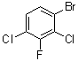1-溴-2,4-二氯-3-氟苯分子结构 (CAS 1000573-15-8)