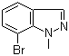 7-溴-1-甲基吲唑分子结构 (CAS 1000576-59-9)