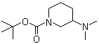 1-(叔丁氧羰基)-3-二甲基氨基哌啶分子结构 (CAS 1000576-83-9)