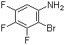 2-溴-3,4,5-三氟苯胺分子结构 (CAS 1000577-24-1)