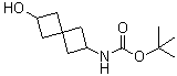N-(2-羟基螺[3.3]庚烷-6-基)氨基甲酸叔丁酯分子结构 (CAS 1000933-99-2)