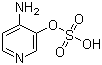 4-氨基-3-吡啶醇硫酸酯分子结构 (CAS 100130-15-2)